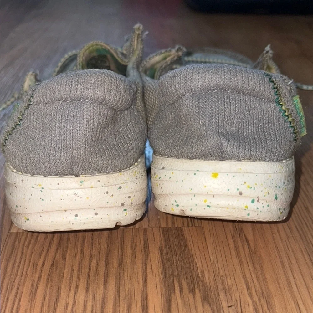 Hey Dude Gray Moccasin Shoes Casual Comfort